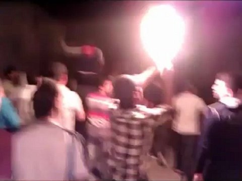 Syria فري برس ريف دمشق داريا مظاهرة ليلية نصرةً للمدن المنكوبة 27 5 2012 Damascus