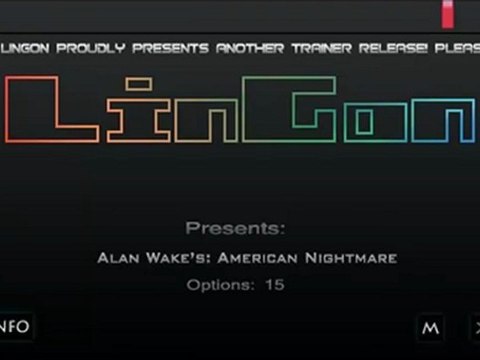 Alan Wake American Nightmare Game Trainer +15 GOG Version