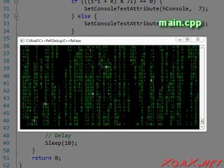 C++ Misc: The Matrix Effect
