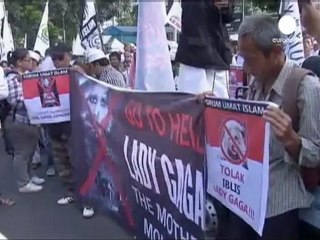 Lady Gaga, persona non grata en Indonésie