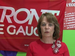 profession de foi de la candidate Front de Gauche, Marie-Laurence Arnaud