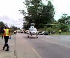 HEMS Eurocopter AS350 Helicopter Take off