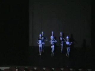 les squelettes (claquettes) spectacle mai 2010
