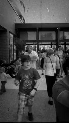 Happy manif de David Rolland à Strasbourg (N/B 1)