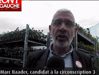 Marc Baader. Front de Gauche Strasbourg, circonscription 3