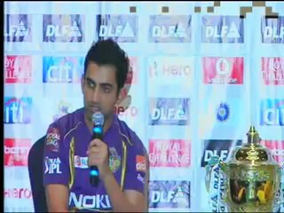 Gautam Gambhir pre match PC May27