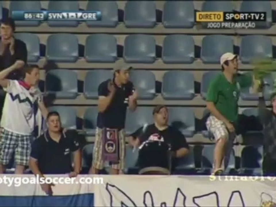 greece vs slovenia (1-1) 26-05-12