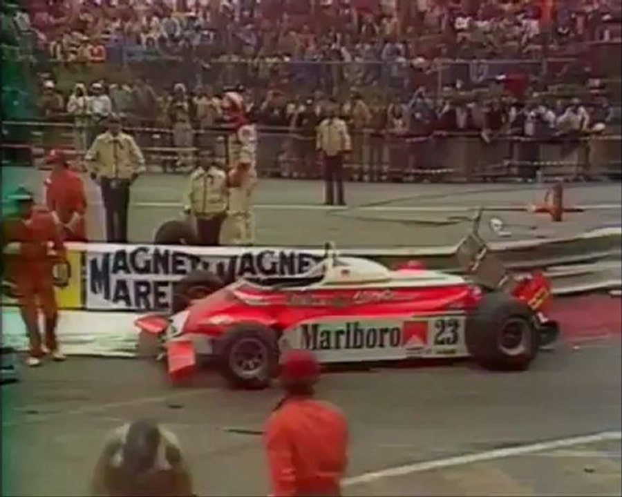 Derek Daly crash in Monaco 1980