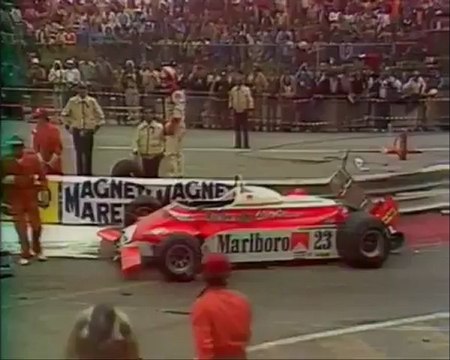 Derek Daly crash in Monaco 1980