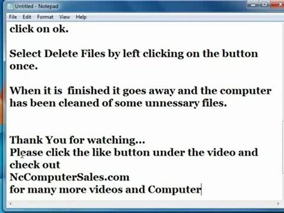 How to Run Disk Cleanup in Windows Xp, Vista, and Windows 7