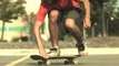 Skateboard Flat ground tricks (1000 fps slow motion)