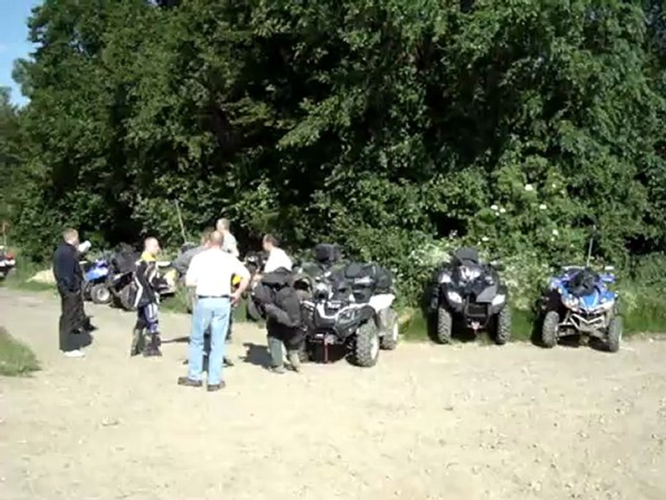 balade en quad dans l'oise