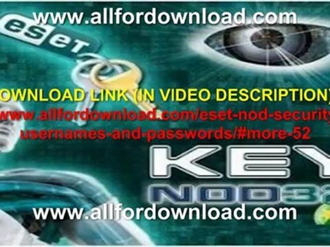 ESET Nod Security key - DOWNLOAD