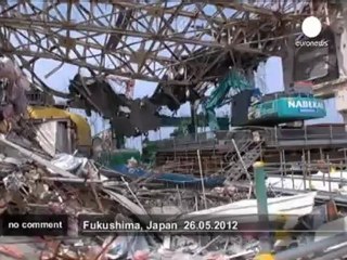 Скачать видео: Visit of  Fukushima Dai-ichi nuclear power... - no comment