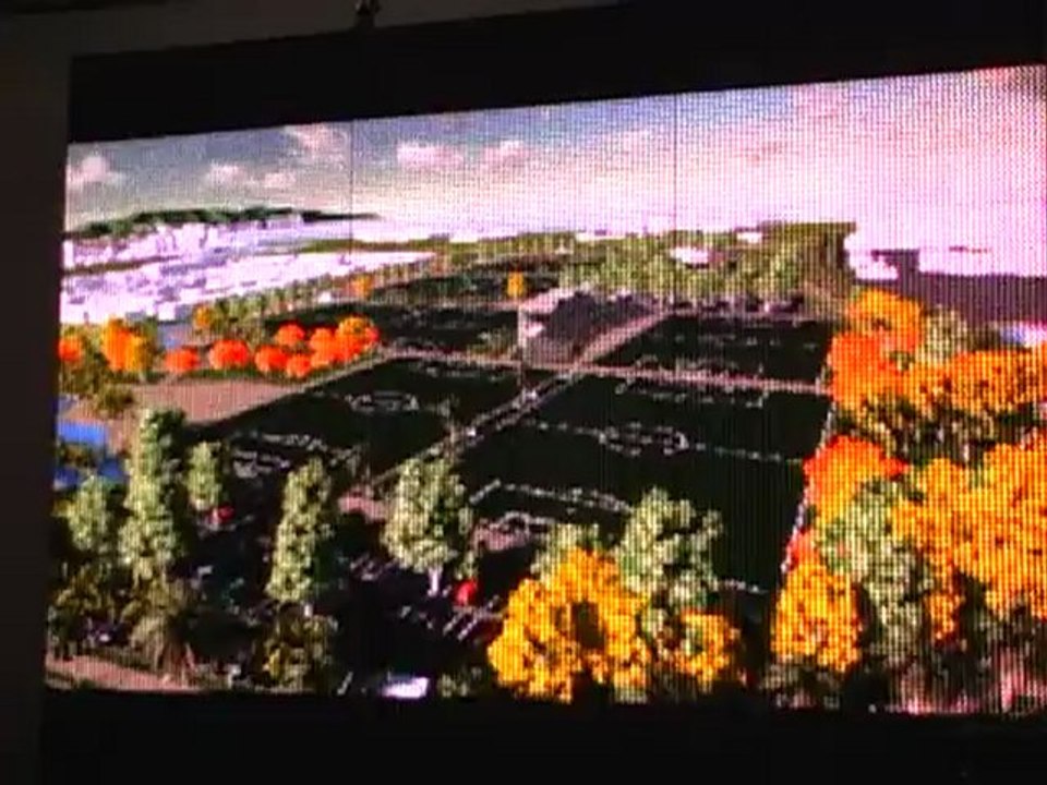 César Farías y alcalde de Lechería presentaron Ciudad Vinotinto