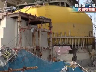 20120526　福島第一原発４号機　建屋内部を初取材