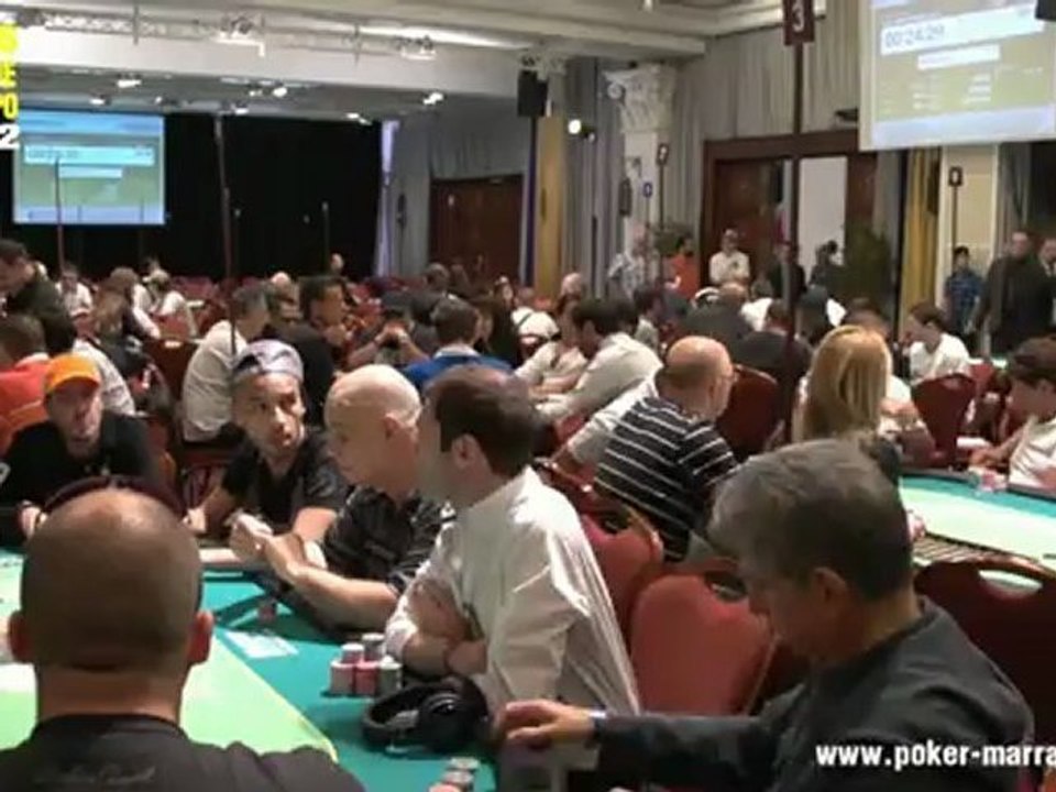 Marrakech Poker Open MAI 2012  - Day2 63 joueurs left