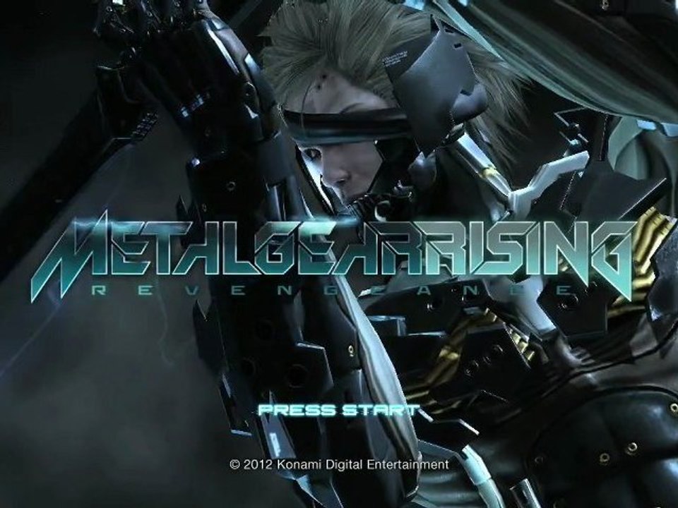 Trailer E3 2012 : Metal Gear Rising - Demo Ecran Titre