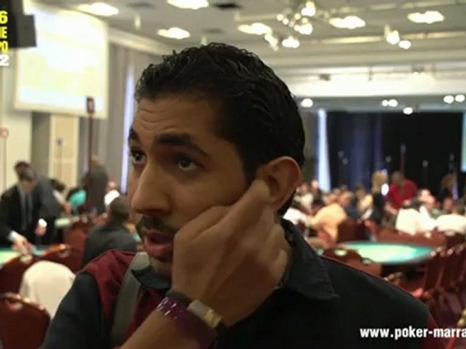 Marrakech Poker Open MAI 2012  - HAMZA NBABA