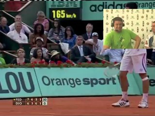 Dimanche 27 mai 2012 - Federer vs Djokovic - Damien & Paul