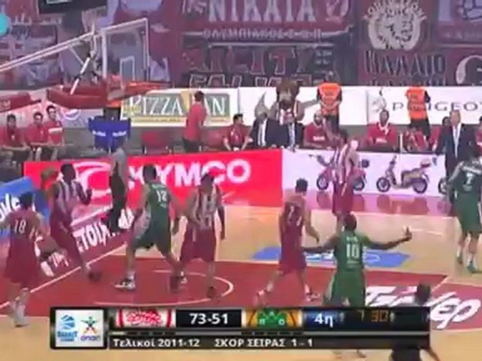 Ολυμπιακός vs. Παναθηναϊκός 84-72 | 3ος Τελικός Basket League