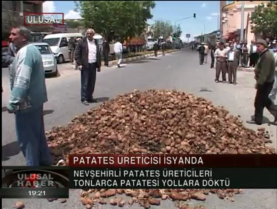 ULUSAL KANAL_PATATES ÜRETİCİLEİ İSYANDA