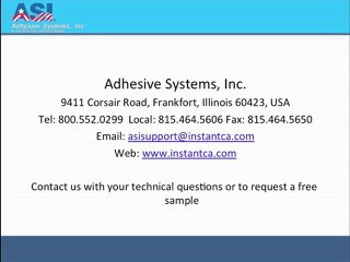 Some UsefulHints To Lower Cure Time For Your Super Glue Applications?