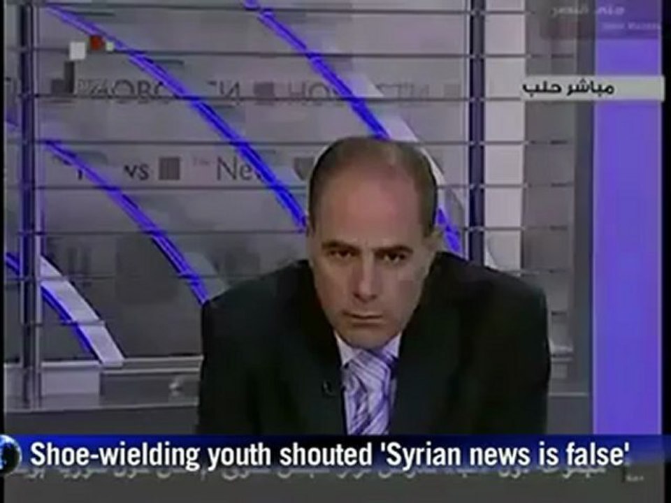 Syrian reporter attacked on live TV