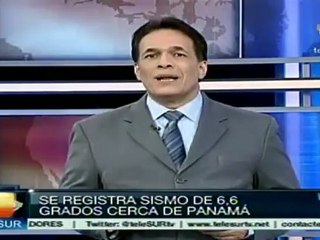 Sismo de magnitud 6,6 sacude océano pacífico en Panamá
