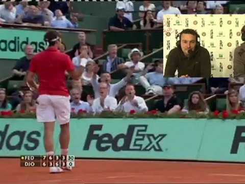 Lundi 4 juin 2012 - Federer vs Djokovic - Mickaël & Cédric