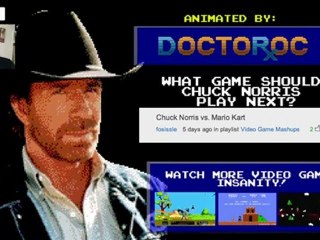 Chuck Norris vs Mario Kart