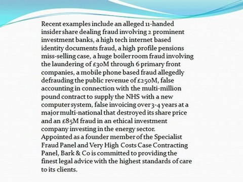 bark and co solicitors london