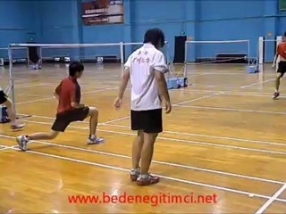 BADMİNTONDA AYAK ÇALIŞMASI VİDEO-2