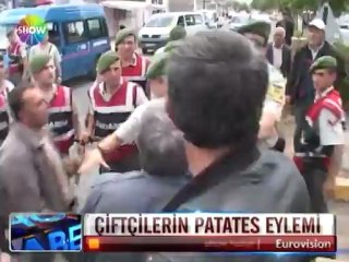 Çİftçilerin patates eylemi - 27 mayıs 2012