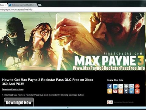 How to Get Max Payne 3 Rockstar Pass DLC Free on Xbox 360 And PS3