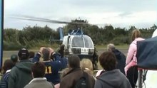 SAPS Mbb Bo-105 Helicopter Lands with STF Members