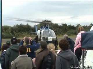 SAPS Mbb Bo-105 Helicopter Lands with STF Members