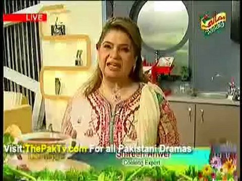 Masala Mornings with Shireen Anwar - 28th May 2012 - Part 1