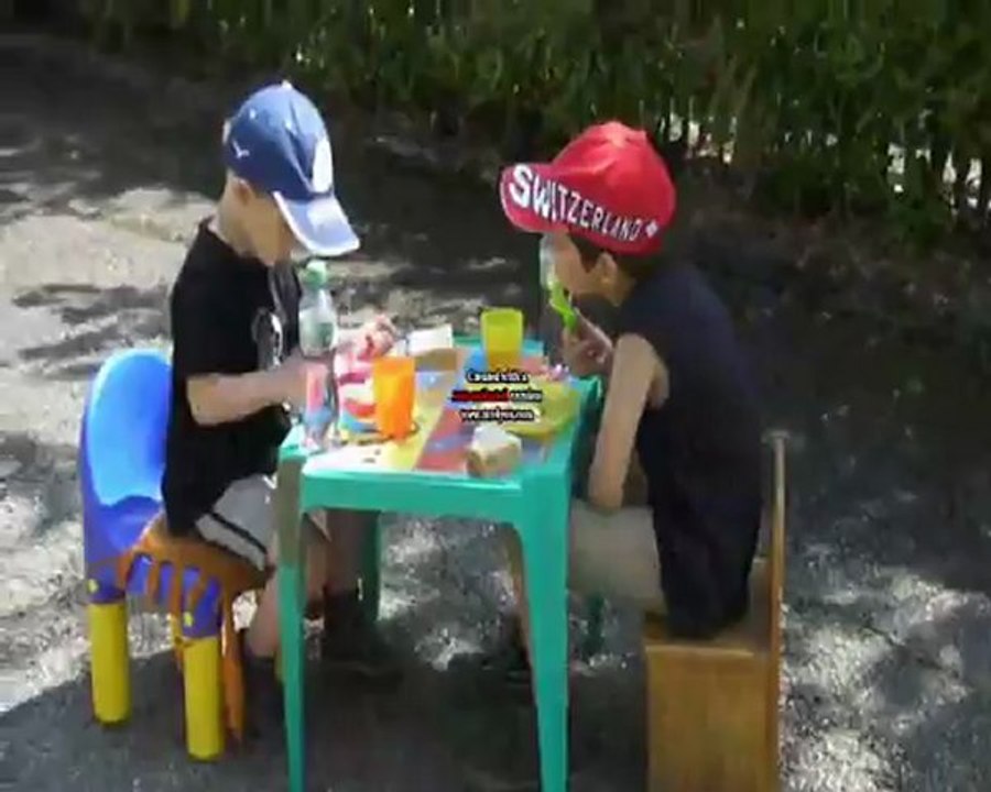 petite dinette improvisée