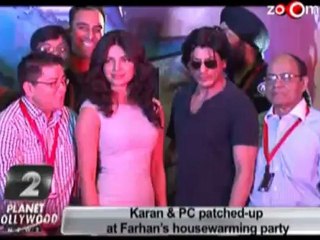 Priyanka Chopra & Karan Johar patched-up at Farhan's house warming party