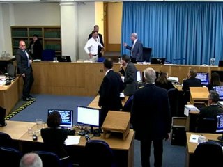 Tony Blair 'is a war criminal' shouts protester at Leveson