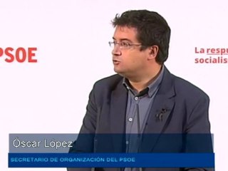 Óscar López: "Todos los ciudadanos tienen que hacer esfuerzos y la Iglesia, también"