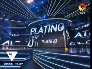 tinelli recibe platino por gasalla