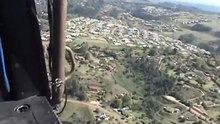 SAAF Atlas Oryx Helicopter flight - On board view