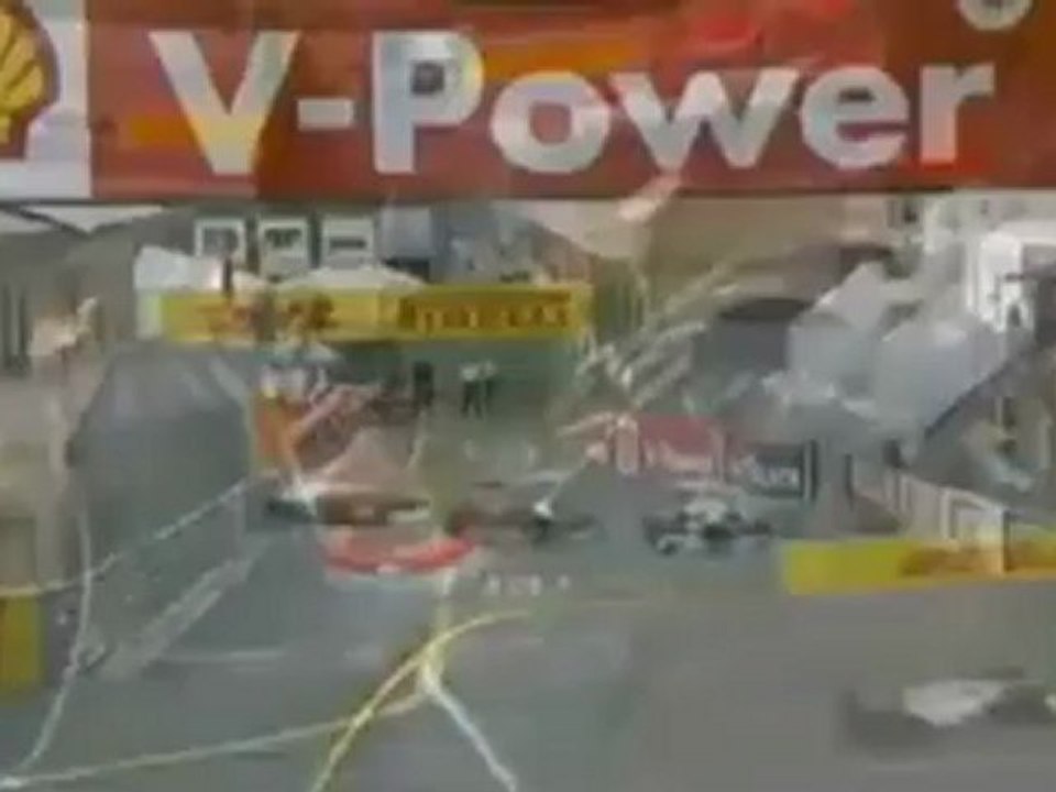 Monaco 2012 Kimi Räikkönen and Sergio Perez incident