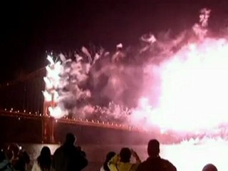 Golden Gate Bridge celebrates 75 years with fireworks