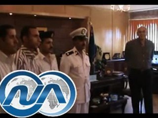 تكريم مدير أمن السويس للدورية التى تعرضت لهجوم مسلح