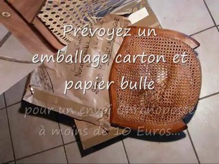 cannage rempaillage chaise prix tarif chassis poste envoi département