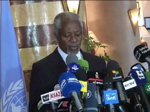Kofi Annan desembarca na Síria