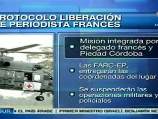 Protocolo de liberación del periodista Roméo Langlois